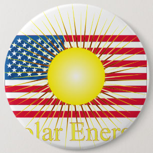 T14a Zonne-energie Ronde Button 6,0 Cm