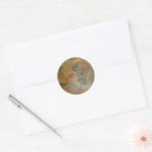 T1608-ggko goud ronde sticker (Envelop)
