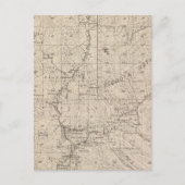 T1617S R2829E Tulare County Section Map Briefkaart (Voorkant)