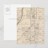 T16S R23E Tulare County Section Map Briefkaart (Voorkant / Achterkant)