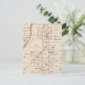 T16S R23E Tulare County Section Map Briefkaart (Staand voorkant)