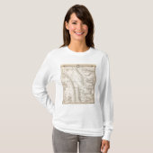 T16S R27E Tulare County Section Map T-shirt (Voorkant volledig)