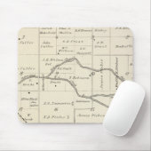 T17S R25E Tulare County Section Map Muismat (Met muis)