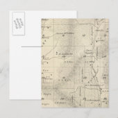 T17S R27E Tulare County Section Map Briefkaart (Voorkant / Achterkant)