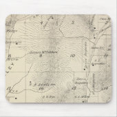 T17S R27E Tulare County Section Map Muismat (Voorkant)