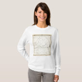 T18S R23E Tulare County Section Map T-shirt (Voorkant volledig)