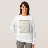 T18S R24E Tulare County Section Map T-shirt (Voorkant volledig)