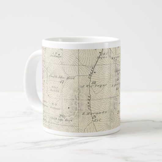 T18S R28E Tulare County Section Map Grote Koffiekop (Links)