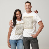 T18S R28E Tulare County Section Map T-shirt (Unisex)