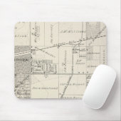 T19S R20E NE 1/4 Tulare County Section Map Muismat (Met muis)