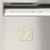 T19S R22E Tulare County Section Map Magneet (Insitu (Vaatwasser))