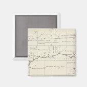 T19S R23E Tulare County Section Map Magneet (Voorkant / Achterkant)