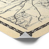 T19S R25E Tulare County Section Map Poster (Hoek)