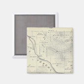 T19S R27E Tulare County Sectie Map Magneet (Voorkant / Achterkant)