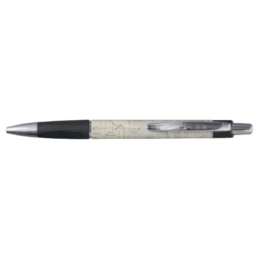 T19S R28E Tulare County Section Map Pen (Achterkant)