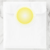 T1a Zonne-energie 1 Ronde Sticker (Tas)