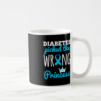T1D Bewustzijn Prinses Meisjes Diabetische Diabete Koffiemok