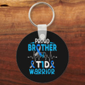 T1D Broederdiabetes type 1 Sleutelhanger (Voorkant)
