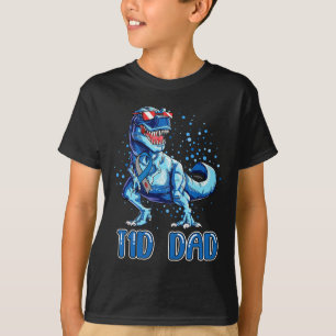 T1d Dad Type 1 Diabetes Ribbon T Rex Dinosaurus Jo T-shirt