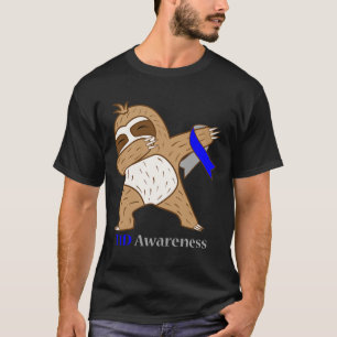 T1d Diabetes Awareness Lint Sloth Warrio T-shirt