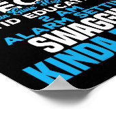 T1d Diabetisch type 1 Diabetes Bewustmakingsprogra Poster (Hoek)