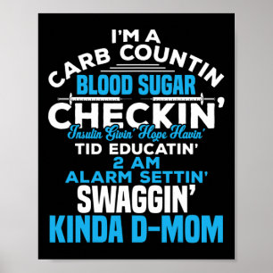 T1d Diabetisch type 1 Diabetes Bewustmakingsprogra Poster