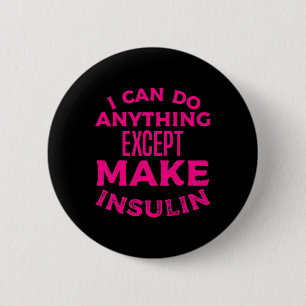 T1d Diabetisch type 1 Diabetes Bewustmakingsprogra Ronde Button 5,7 Cm