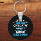 T1d Diabetisch type 1 Diabetes Bewustmakingsprogra Sleutelhanger (Voorkant)