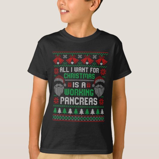 T1d Diabetisch type 1 Diabetes Bewustmakingsprogra T-shirt (Voorkant)