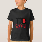 T1D Diabetische diabetes Gift T-shirt (Voorkant)