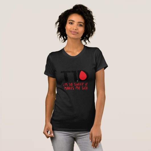 T1D Diabetische diabetes Gift T-shirt (Voorkant volledig)