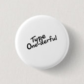 T1D Diabetische diabetes Gifts Ronde Button 3,2 Cm (Voorkant)