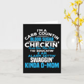 T1D Diabetische type 1 diabetes Mannen Kaart (Gele Bloem)