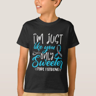T1d Kinder diabetesbewustzijn T-shirt