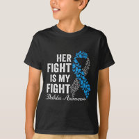T1D Kleding Haar gevecht is mijn strijd Type 1 dia