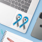 T1d lint Stickers [3in x 3in] (Laptop met iPhone)
