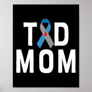 T1d Mam Type 1 Diabetes Bewustheid Insulinefamilie Poster