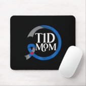 T1D Moeder Beste Diabetes Type 1 Bewustmakingsgift Muismat (Met muis)