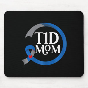 T1D Moeder Beste Diabetes Type 1 Bewustmakingsgift Muismat