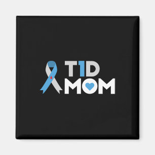 T1d Mom Diabetes Awareness Type 1 Insuline moeder Magneet