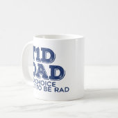 T1d Pap Rad (marine) Koffiemok (Voorkant links)