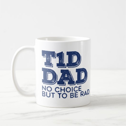 T1d Pap Rad (marine) Koffiemok (Links)