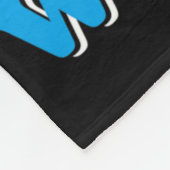 T1d Proud Brother Diabetes Awareness Blue Ribbon  Fleece Deken (Hoek)