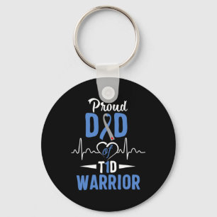 T1D Proud Dad Diabetes Awareness Type 1 Insuline P Sleutelhanger