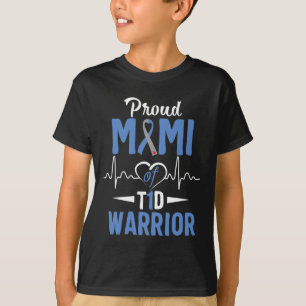 T1d Proud Mimi Diabetes Awareness Type 1 Insuline  T-shirt