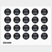 T1d Proud Nana Diabetes Awareness Type 1 Insuline Ronde Sticker (Vel)