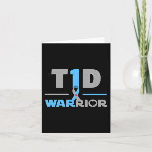 T1D Quote Fun Type 1 Diabetes Awareness M Kaart