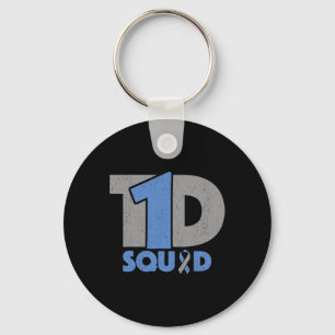 T1d Squad Diabetes Awareness - Type Een Diabetisch Sleutelhanger