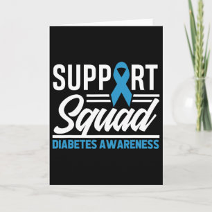 T1d T2d Warrior Ondersteuning Squad Diabetes Bewus Kaart
