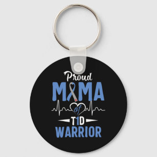 T1d Trommel Mama Diabetes Awareness Type 1 Insulin Sleutelhanger